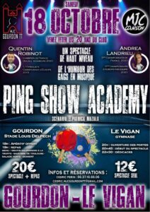 Lire la suite à propos de l’article Ping Show Academy du 18 octobre