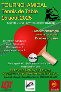 Lire la suite à propos de l’article tournoi prayssac